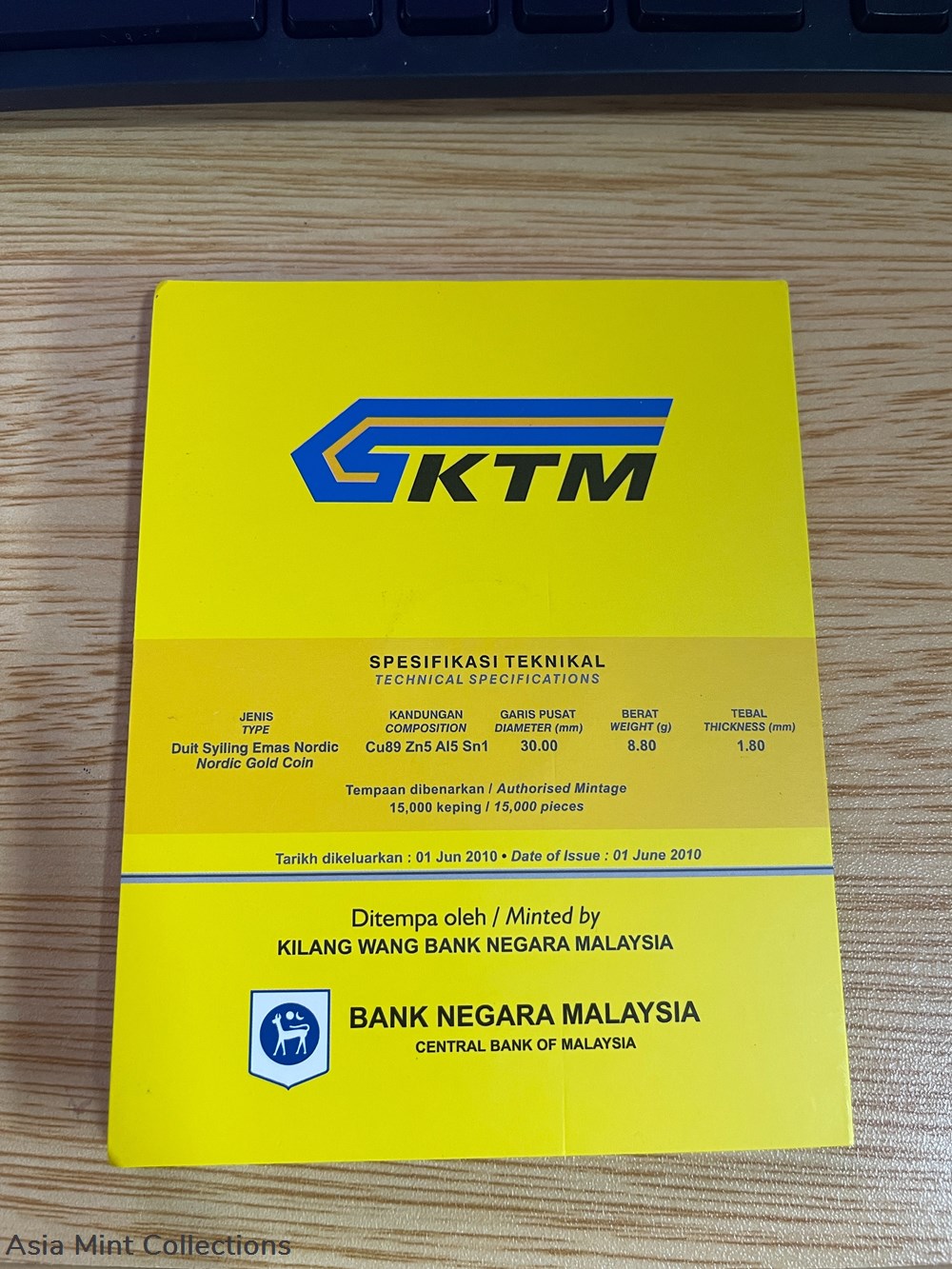 2010 - 125 Years KTM Commerative Coin 4 coins 2010 125 years ktm commerative coin