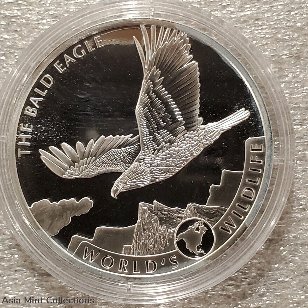2021 Congo American Bald Eagle World Wildlife Series 1 oz .999 Silver coin 3 coins ingots bullion 2021 congo american bald eagle world wildlife series 1 oz 999 silver coin