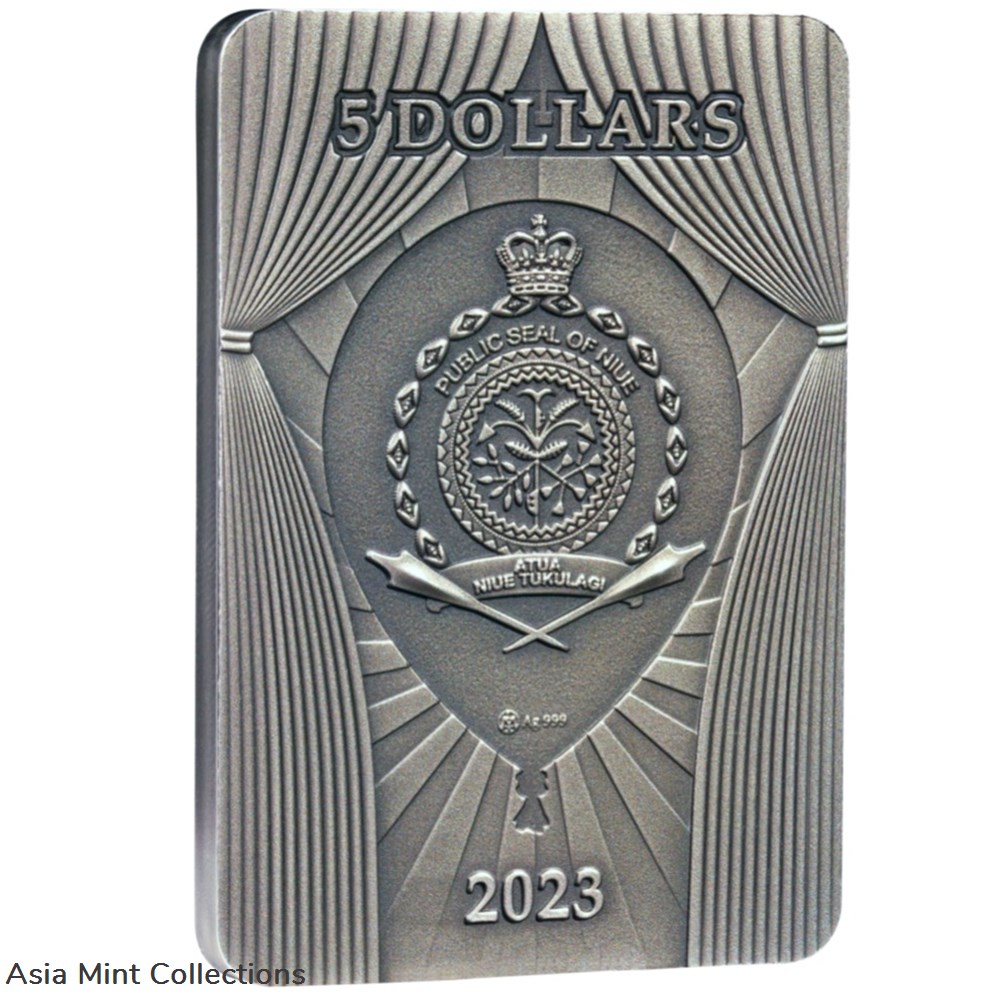 2023 - FLYING Circus Pastel 2 Oz Silver Coin $5 Niue 2 coins ingots bullion 2023 flying circus pastel 2 oz silver coin 5 niue