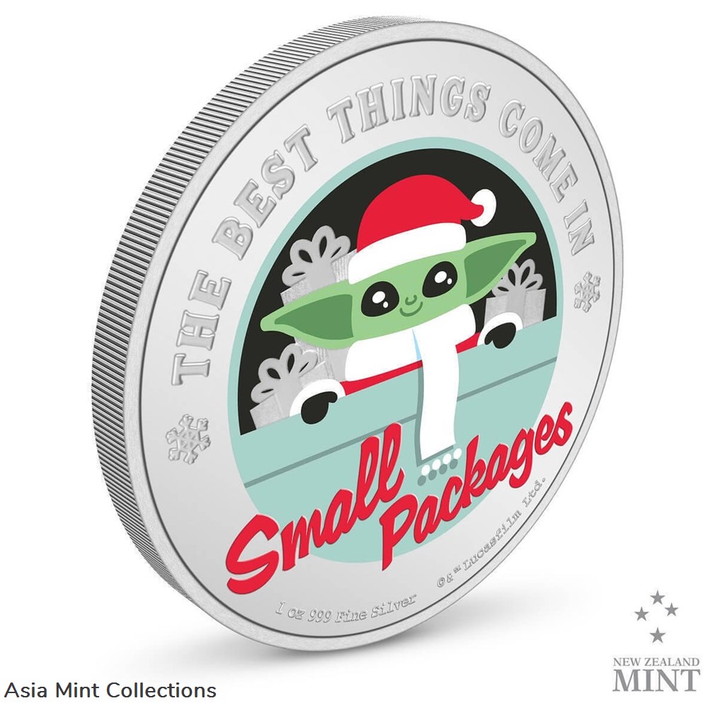 coins ingots bullion 2023 niue star wars season s greetings small packages 1oz silver proof coin