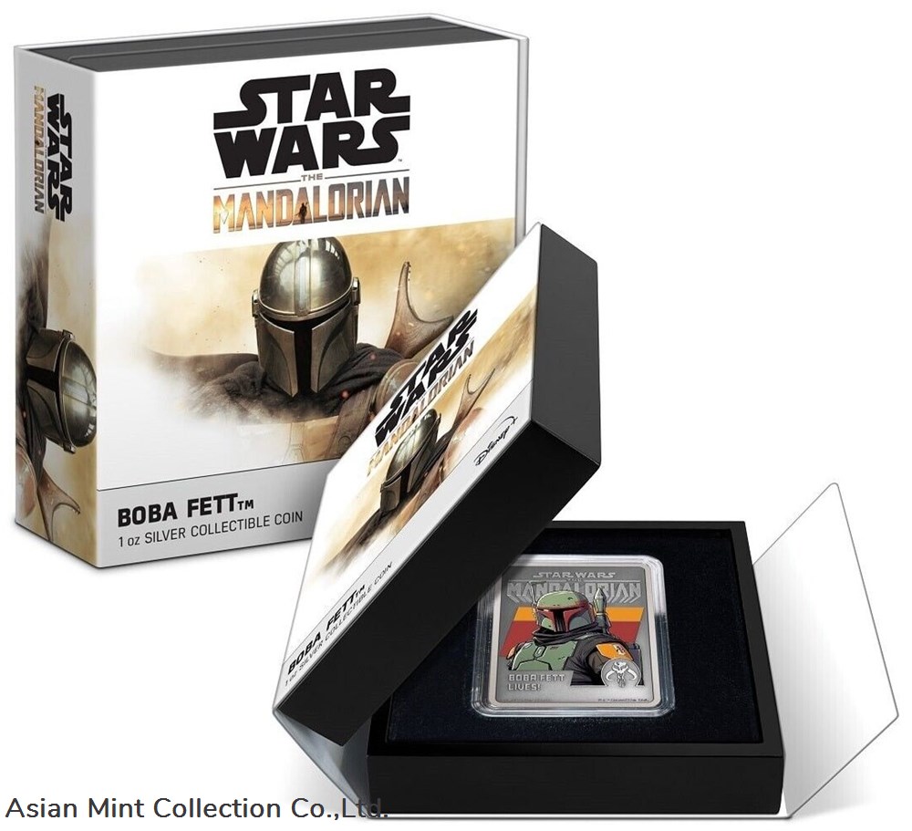 2022 Niue The Mandalorian Boba Fett 1oz Silver Antique Poster Coin 4 coins ingots bullion ingot 2022 niue the mandalorian boba fett 1oz silver antique poster coin