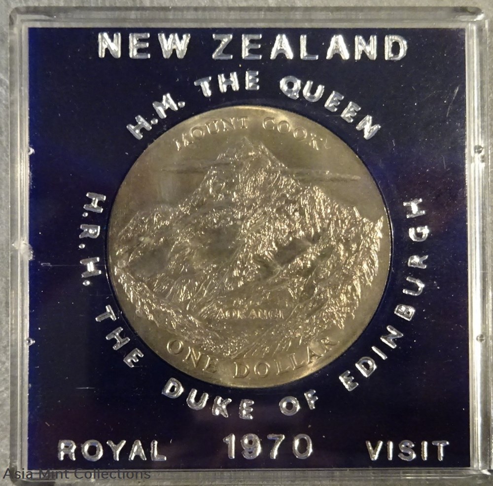 1970 New Zealand Royal Visit Commemorative coin UNC coins ingots bullion 1970 new zealand royal visit commemorative coin unc