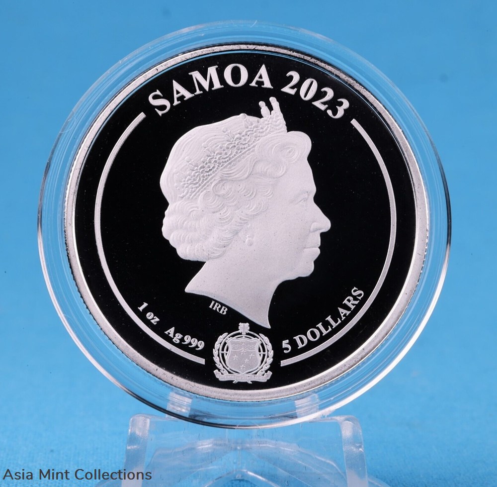 2023 - DC Comics™ Flash™ 1 oz Silver Coin 999 Samoa ST/BU 5 coins ingots bullion 2023 dc comics flash 1 oz silver coin 999 samoa st bu