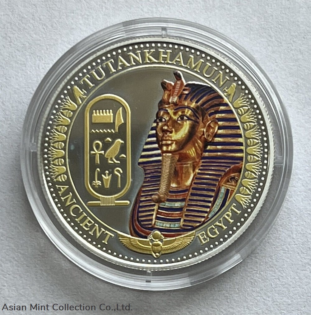 2014 - SOLOMON ISLANDS "TUTANKHAMUN" coins ingots bullion silver coin 2014 solomon islands tutankhamun
