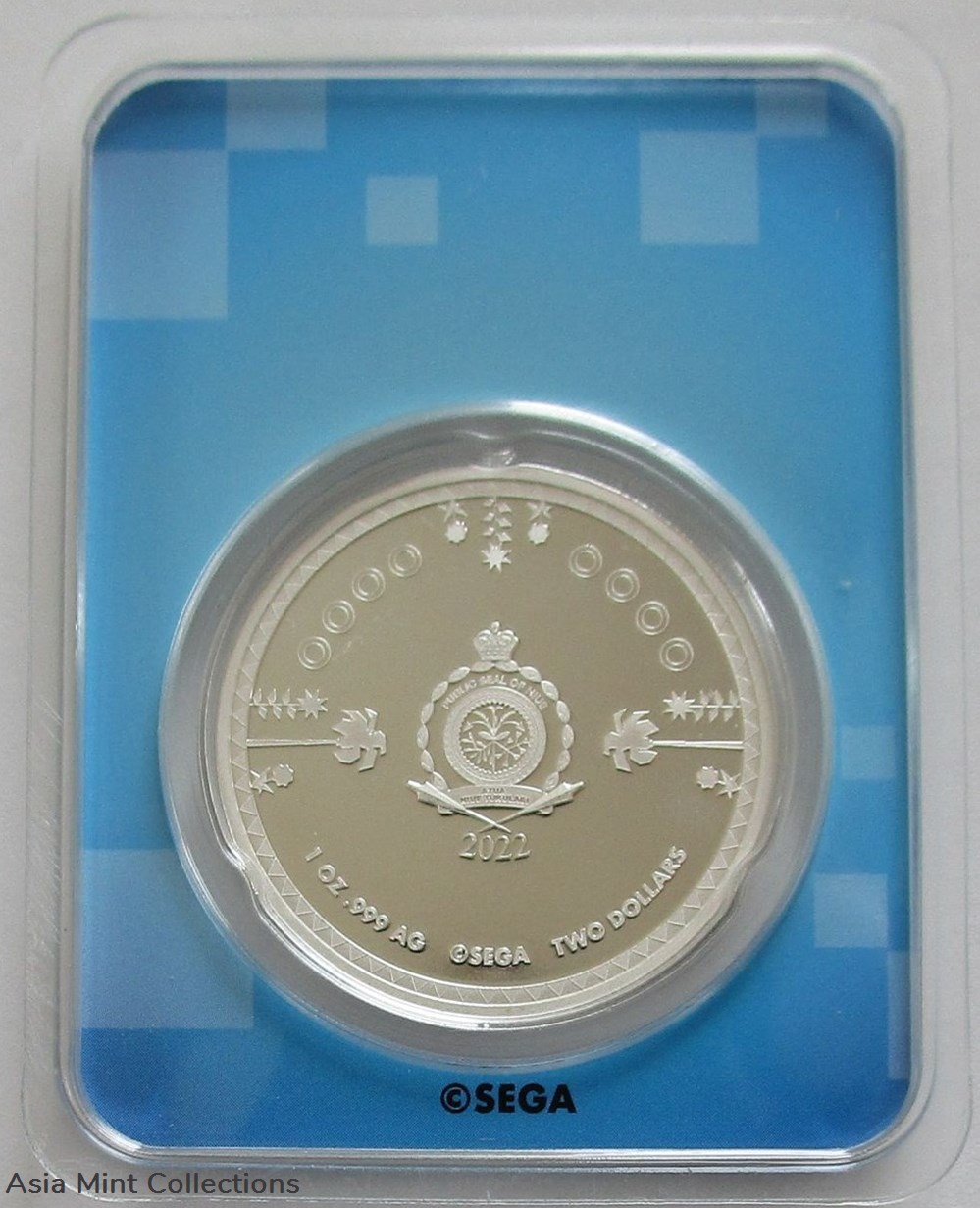 coins ingots bullion coin 2022 niue 2 dollars sonic the hedgehog amy rose 1 oz silver