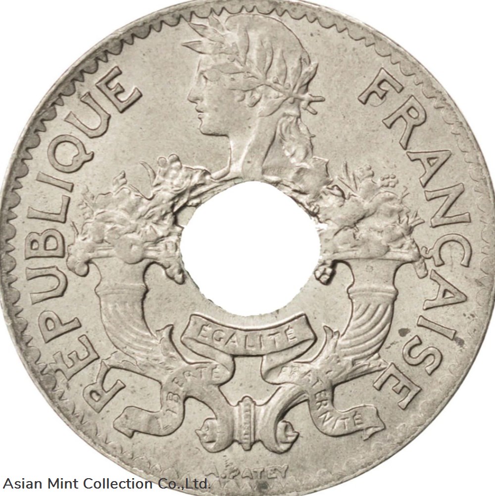 1930 - French Indochina Coin 5 Cents INDOCHINE FRANCAISE coins colonial colonies 1930 french indochina coin 5 cents indochine francaise
