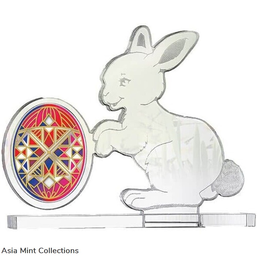 2018 - Happy Easter Proof Silver Coin 500 Francs Cameroon 2 coins ingots bullion 2018 happy easter proof silver coin 500 francs cameroon
