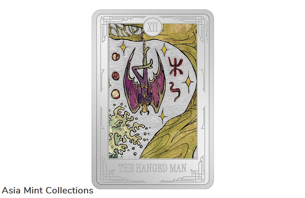 2023 - Niue Tarot Cards – The Hanged Man 1oz Silver Coin coins ingots bullion 2023 niue tarot cards the hanged man 1oz silver coin
