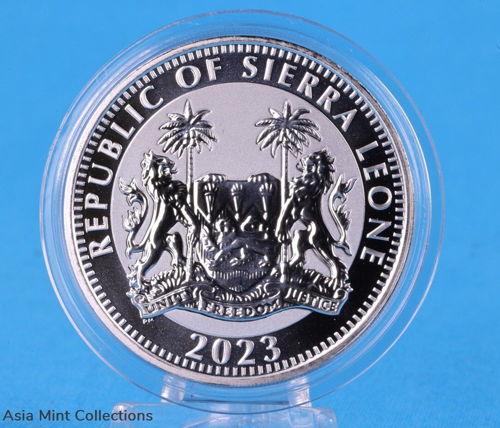 2023 - 1 oz 999 Silver Big Five Buffalo Sierra Leone ST/BU Silver Coin 4 coins ingots bullion 2023 1 oz 999 silver big five buffalo sierra leone st bu silver coin