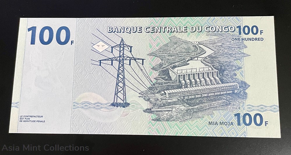 2007 - Congo 100 Francs P 98a Fds / UNC C-06 banknotes 2007 congo 100 francs p 98a fds unc c 06