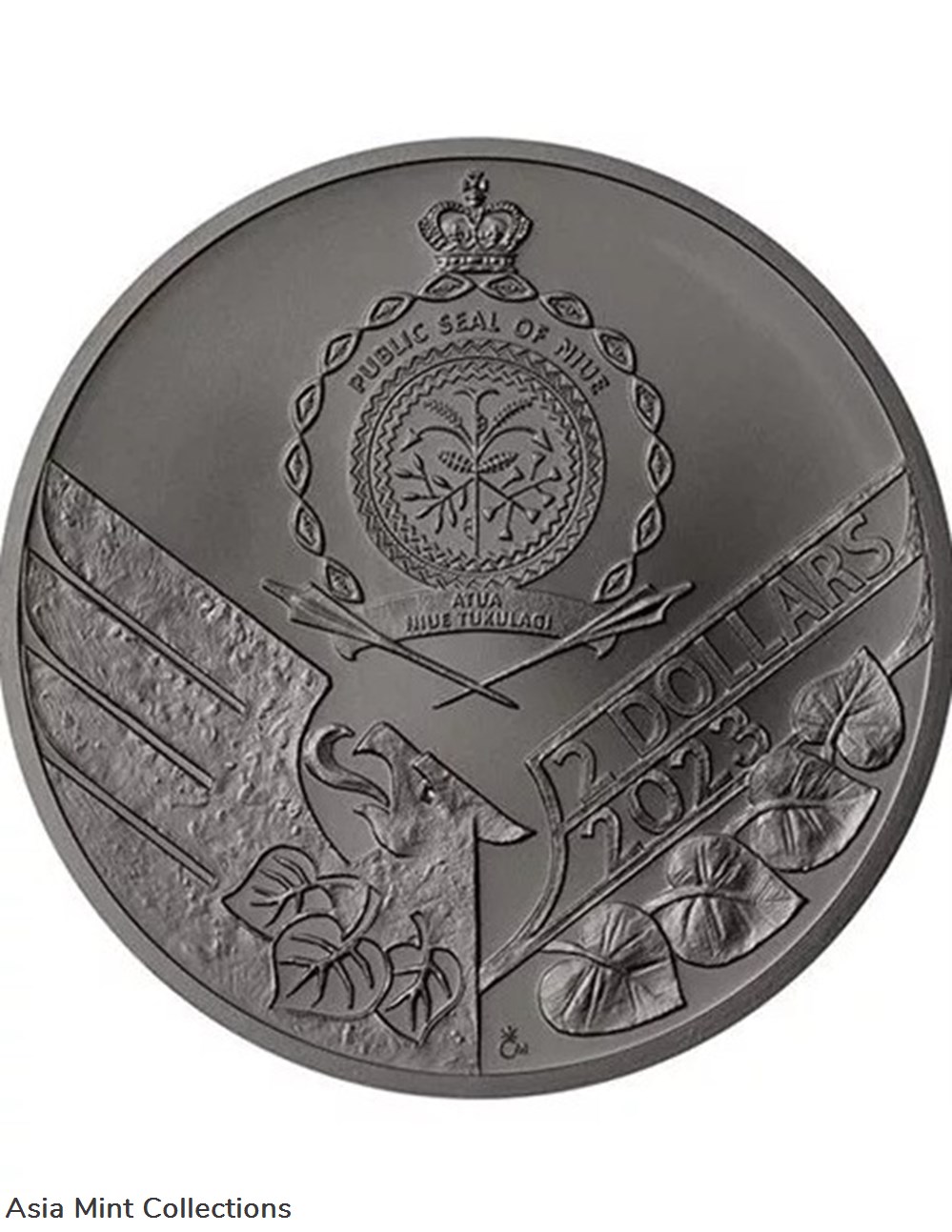 2023 - CZECH LION Black Platinum Gold 1 Oz Silver Coin 2$ Niue 2 coins ingots bullion 2023 czech lion black platinum gold 1 oz silver coin 2 niue