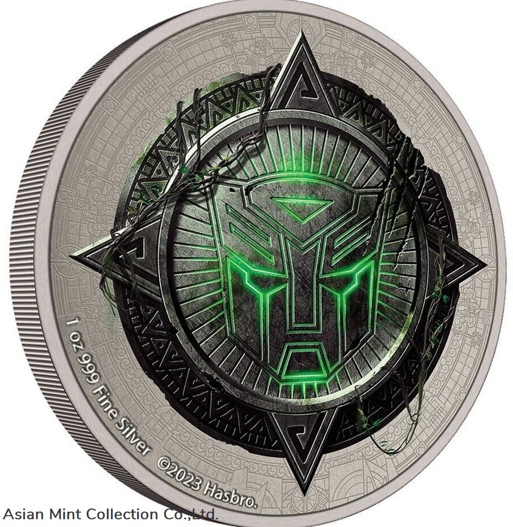 2023 $2 Niue Hasbro TRANSFORMERS 7 RISE OF THE BEASTS 1 Oz Silver Coin. coins ingots bullion 2023 2 niue hasbro transformers 7 rise of the beasts 1 oz silver coin