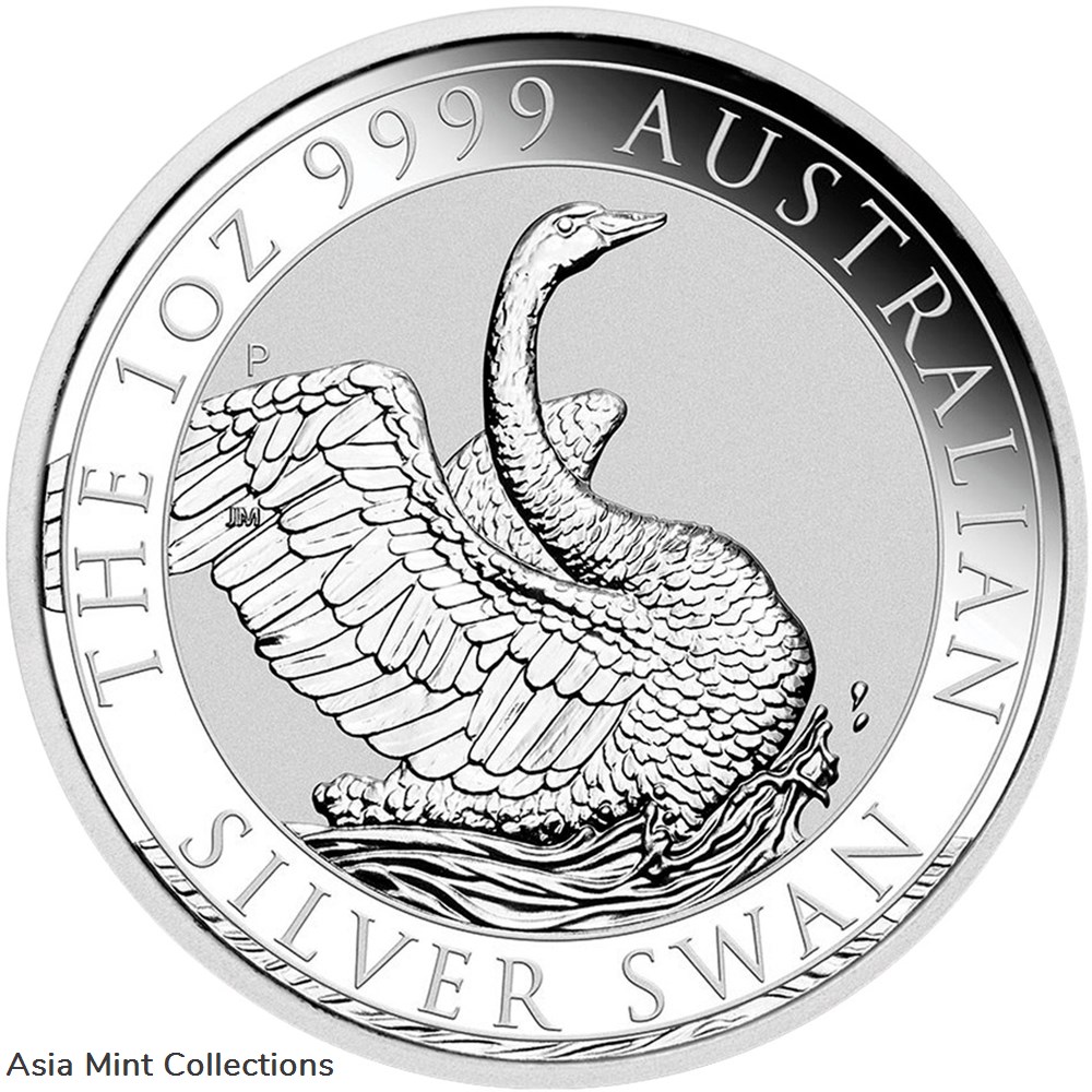 2020 Swan Australia 1 oz Silver Coin 1 Dollar Silver 9999 *St/Bu* 2 coins ingots bullion 2020 swan australia 1 oz silver coin 1 dollar silver 9999 st bu