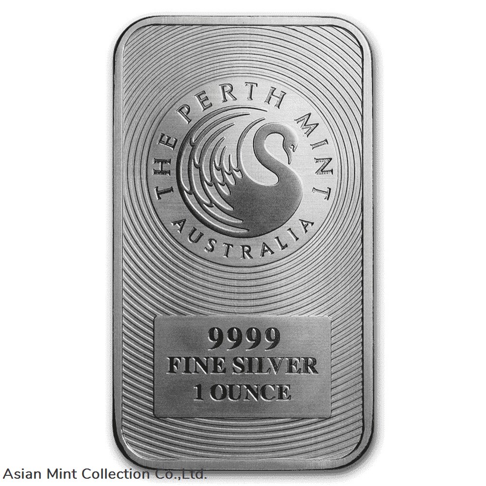 coins 1oz perth mint silver minted bar