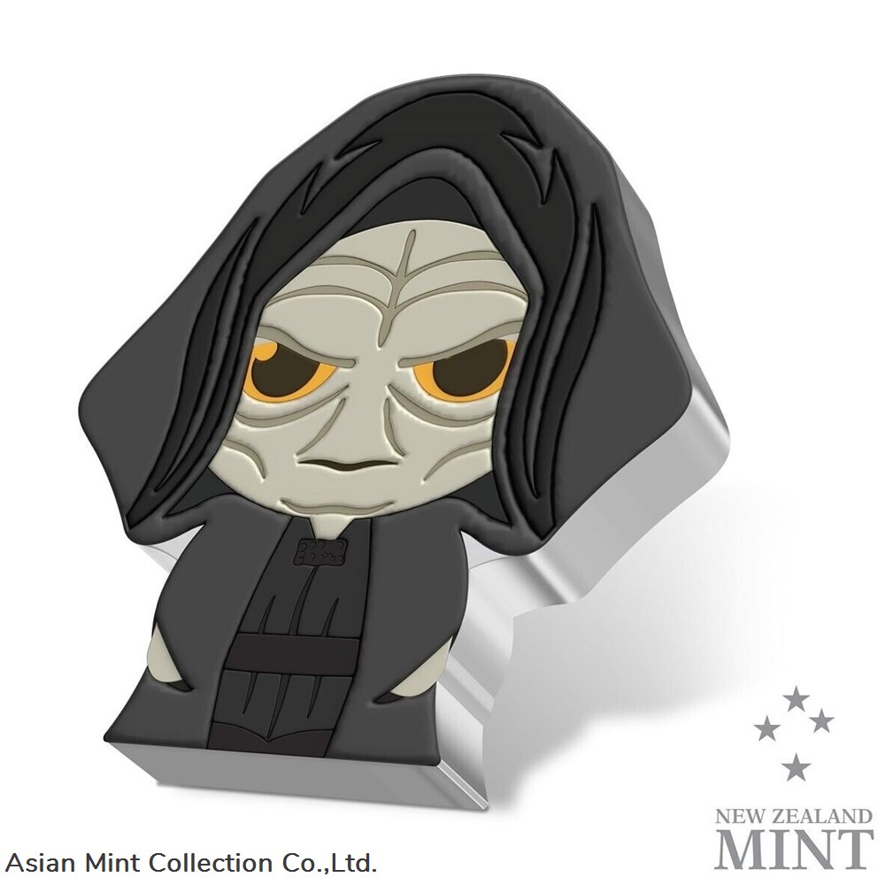 coins ingots bullion 2022 niue star wars emperor palpatine 1oz silver chibi proof coin