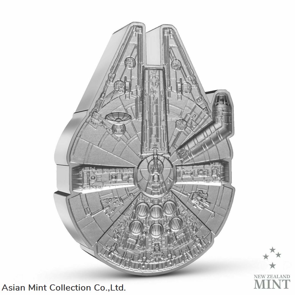 2022 Niue Star Wars Millennium Falcon Shaped 3oz Silver Coin coins ingots bullion ingot 2022 niue star wars millennium falcon shaped 3oz silver coin
