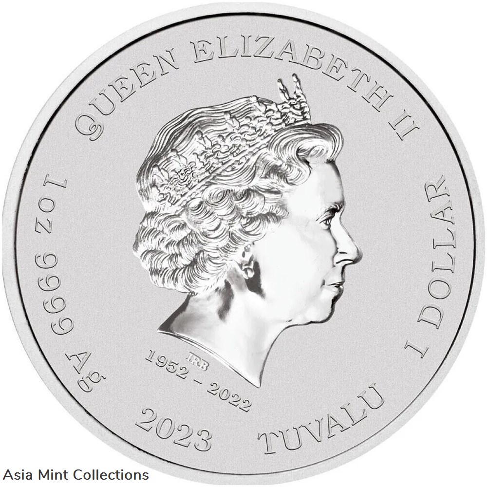 coins ingots bullion coin 2023 tuvalu 1 oz 9999 silver james bond 007 casino royal ship st bu
