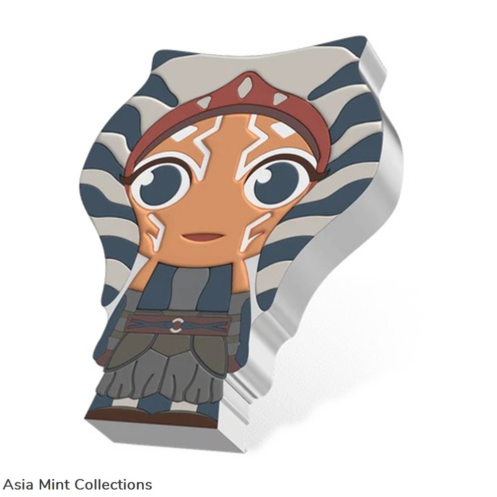 2023 Niue Star Wars The Mandalorian Ahsoka Tano 1oz Silver Chibi Coin 2 coins ingots bullion 2023 niue star wars the mandalorian ahsoka tano 1oz silver chibi coin