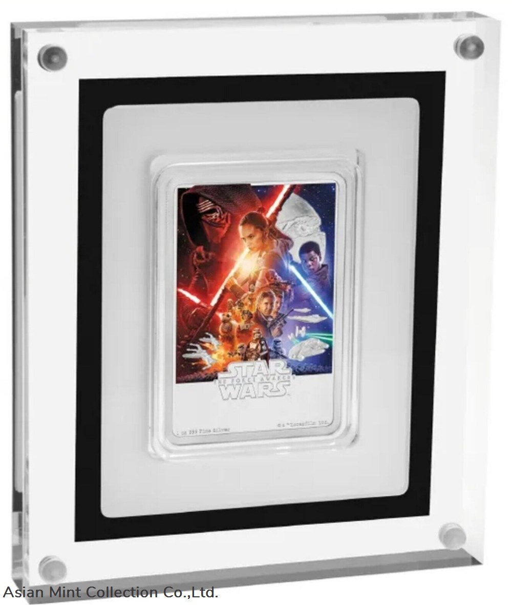 coins ingots bullion ingot 2019 1oz silver 999 star wars the force awaken nz mint