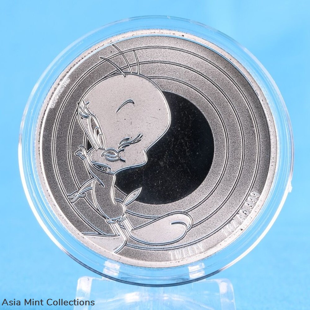 2023 - Silver Coin 1 oz 999 Samoa Looney Tunes™ Tweety™ ST/BU 4 coins ingots bullion 2023 silver coin 1 oz 999 samoa looney tunes tweety st bu