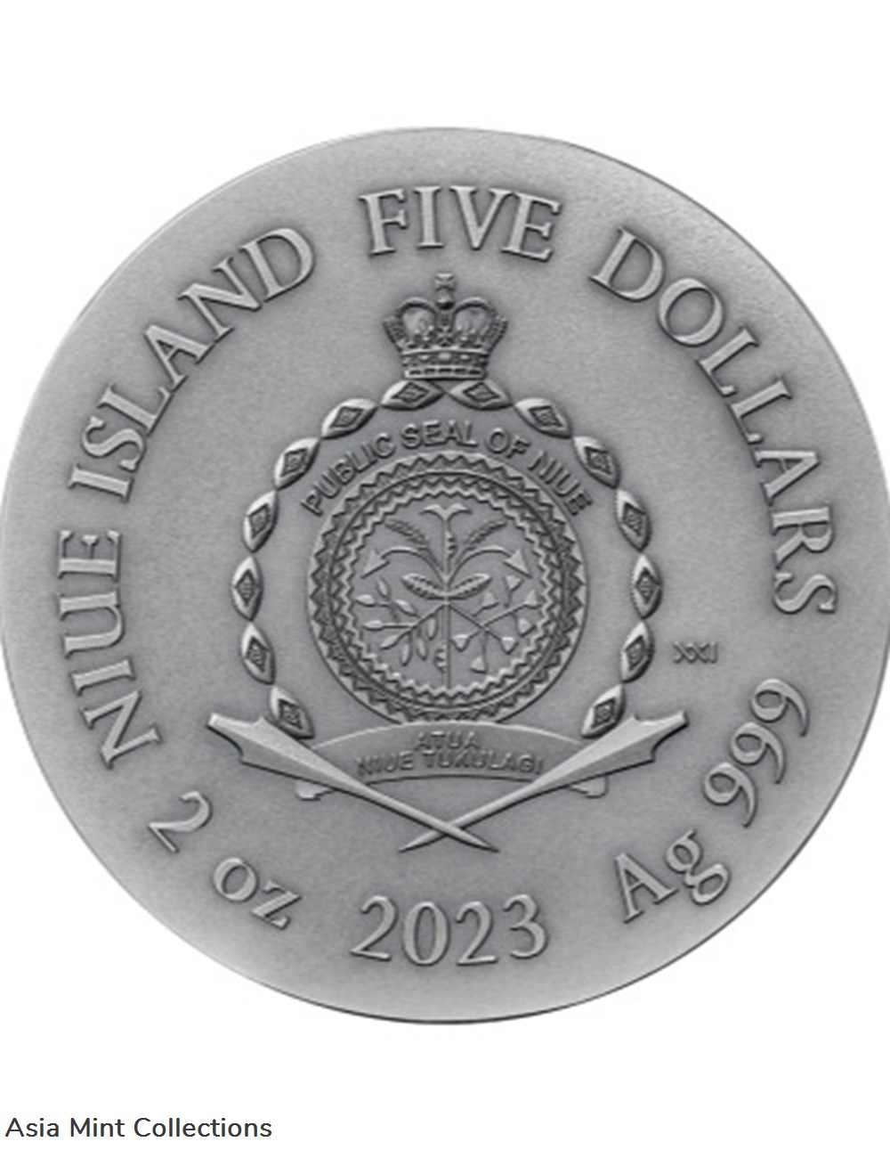 2023 - Brown Bear Wildlife in the Moonlight 2 oz Antique finish Silver Coin Niue 2 coins ingots bullion 2023 brown bear wildlife in the moonlight 2 oz antique finish silver coin niue