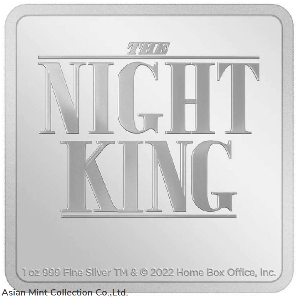 2022 Game of Thrones The Night King 1oz Silver Medallion 3 coins ingots bullion coin 2022 game of thrones the night king 1oz silver medallion