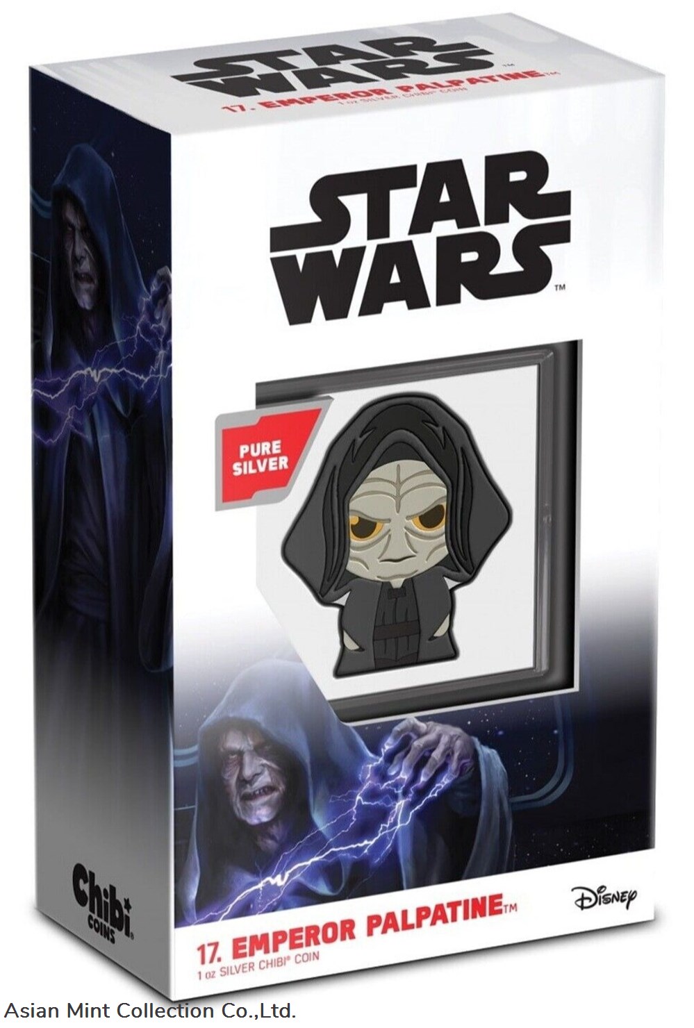 coins ingots bullion 2022 niue star wars emperor palpatine 1oz silver chibi proof coin