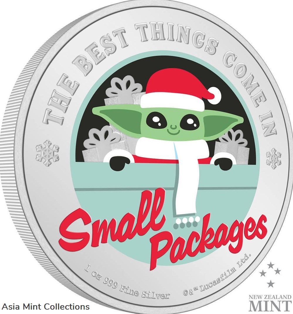 coins ingots bullion 2023 niue star wars season s greetings small packages 1oz silver proof coin