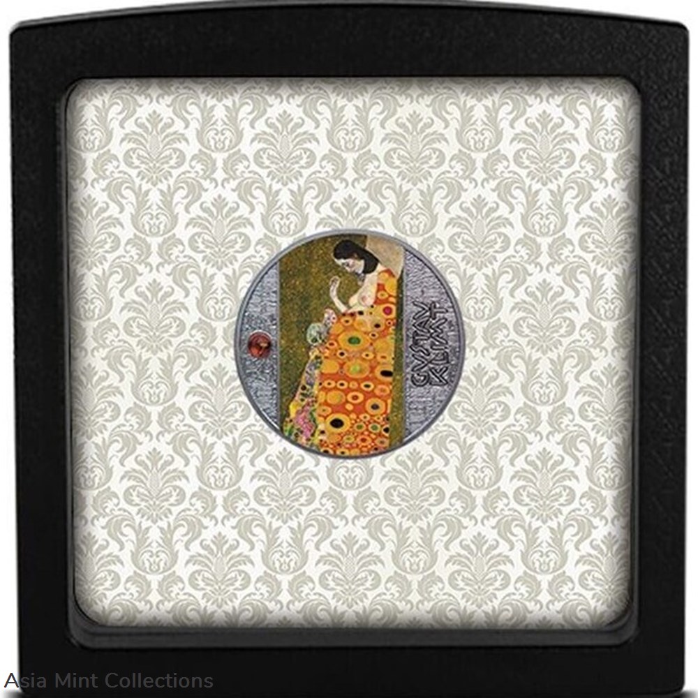 coins ingots bullion 2022 hope ii gustav klimt gustav klimt proof silver coin 500 francs cfa cameroun