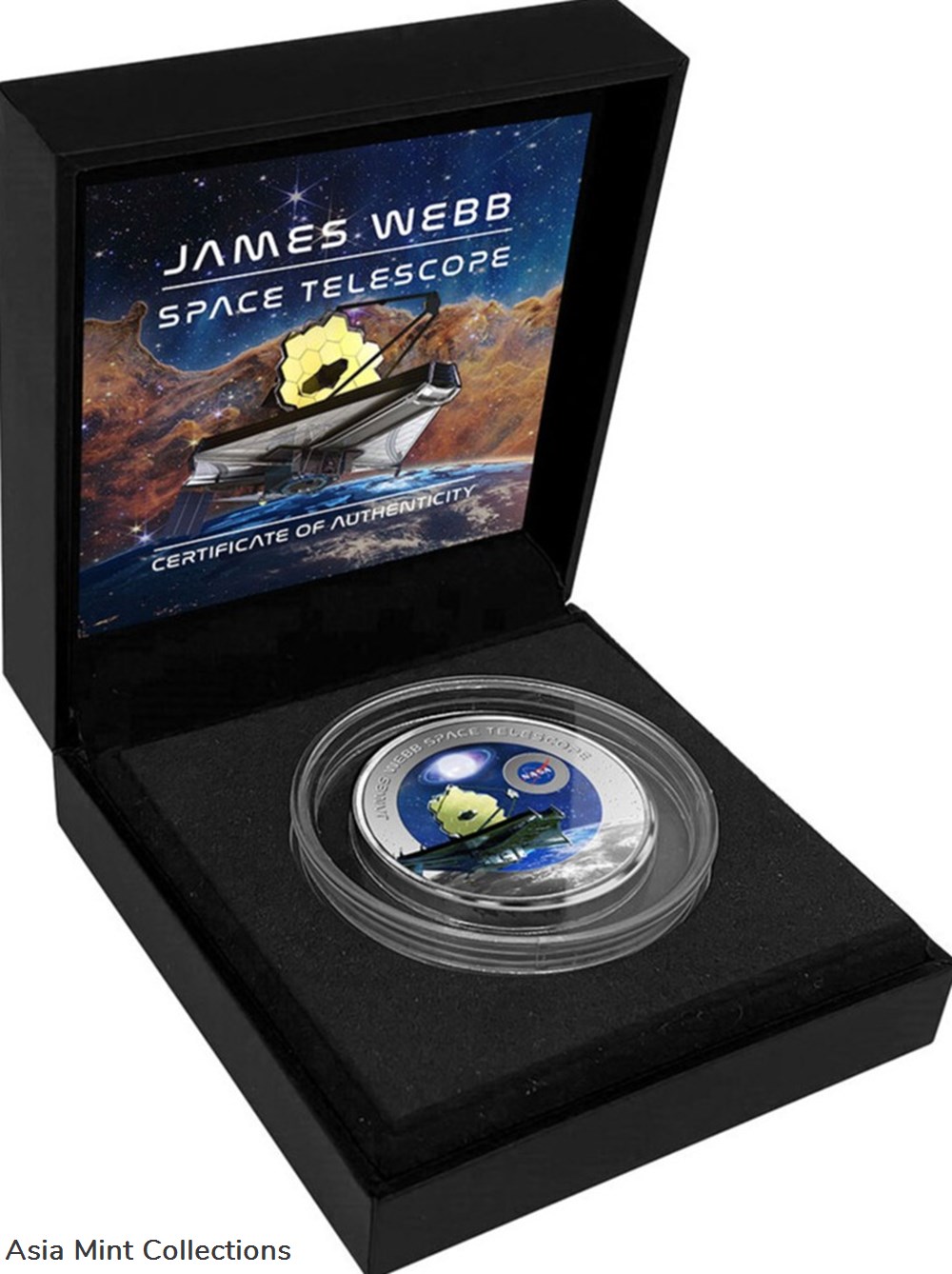 2023 - JAMES WEBB TELESCOPE 1 Oz Titanium Coin 2 Cedis Ghana Mintage of 5000 REDU 2 coins ingots bullion silver 2023 james webb telescope 1 oz titanium coin 2 cedis ghana mintage of 5000 redu