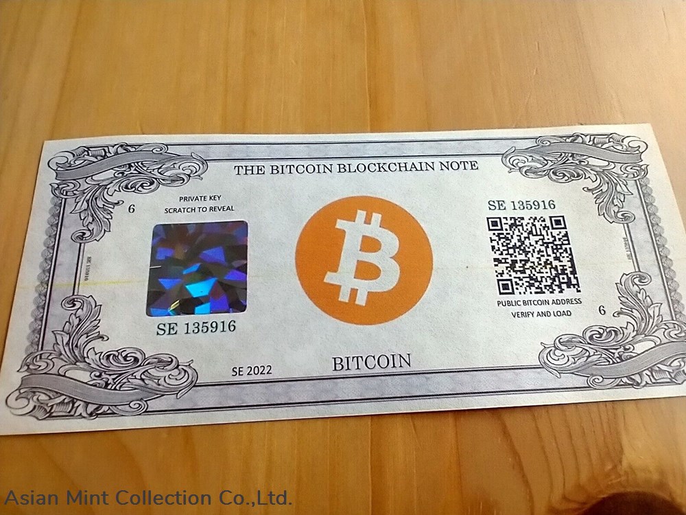 2022 - Bitcoin Misprint Wallet From Crypto USA coins world united states 2022 bitcoin misprint wallet from crypto usa