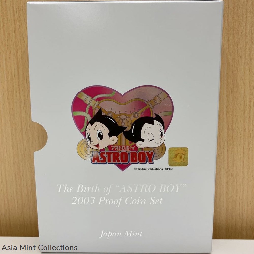 2003 Japan The Birth of Astro Boy 6-Coin Proof Set Astro Boy Limited Edition Silver Colorized Proof 8 coins world 2003 japan the birth of astro boy 6 coin proof set astro boy limited edition silver colorized proof