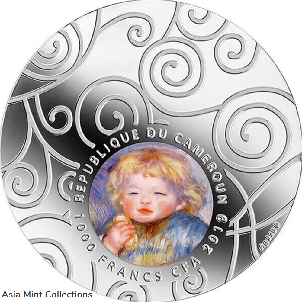 2019 - Maternity in Art 1 oz Proof Silver Coin 1000 Francs Cameroon 2 coins ingots bullion 2019 maternity in art 1 oz proof silver coin 1000 francs cameroon