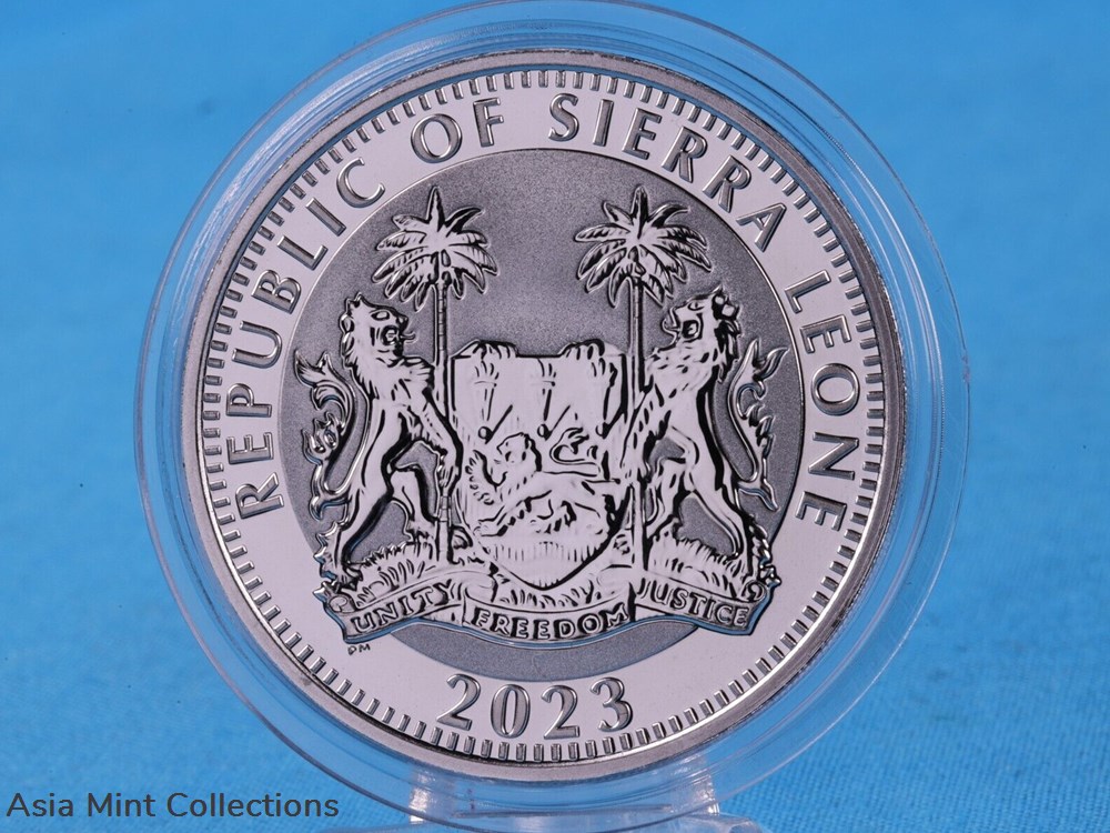 2023 - 1 oz 999 Silver Big Five Buffalo Sierra Leone ST/BU Silver Coin 7 coins ingots bullion 2023 1 oz 999 silver big five buffalo sierra leone st bu silver coin