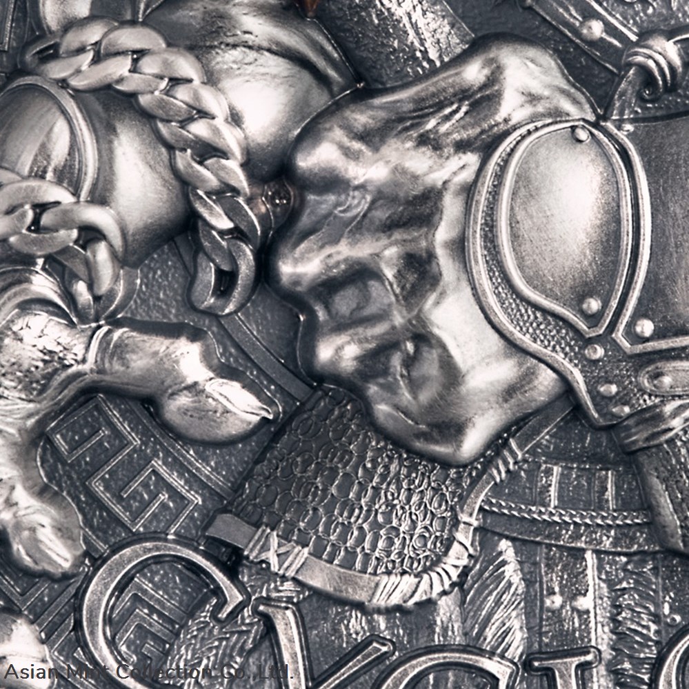 2022 - Cyclops The Great Greek Mythology 1 oz Antique finish Silver Coin Cameroon 3 coins ingots bullion 2022 cyclops the great greek mythology 1 oz antique finish silver coin cameroon