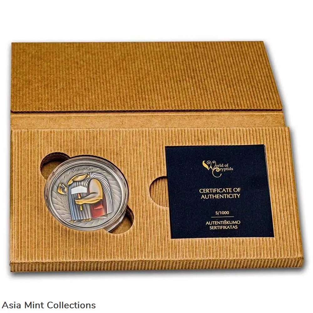 2023 - DWARVES World of Cryptids 1 Oz Silver Coin 2$ Niue 4 coins ingots bullion 2023 dwarves world of cryptids 1 oz silver coin 2 niue