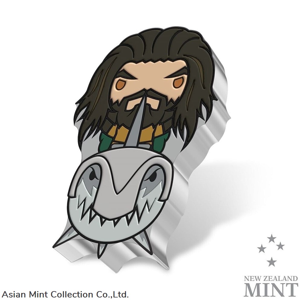 2023 - Niue DC Comics Aquaman 2oz Silver Mega Chibi Coin 2 coins ingots bullion ingot 2023 niue dc comics aquaman 2oz silver mega chibi coin
