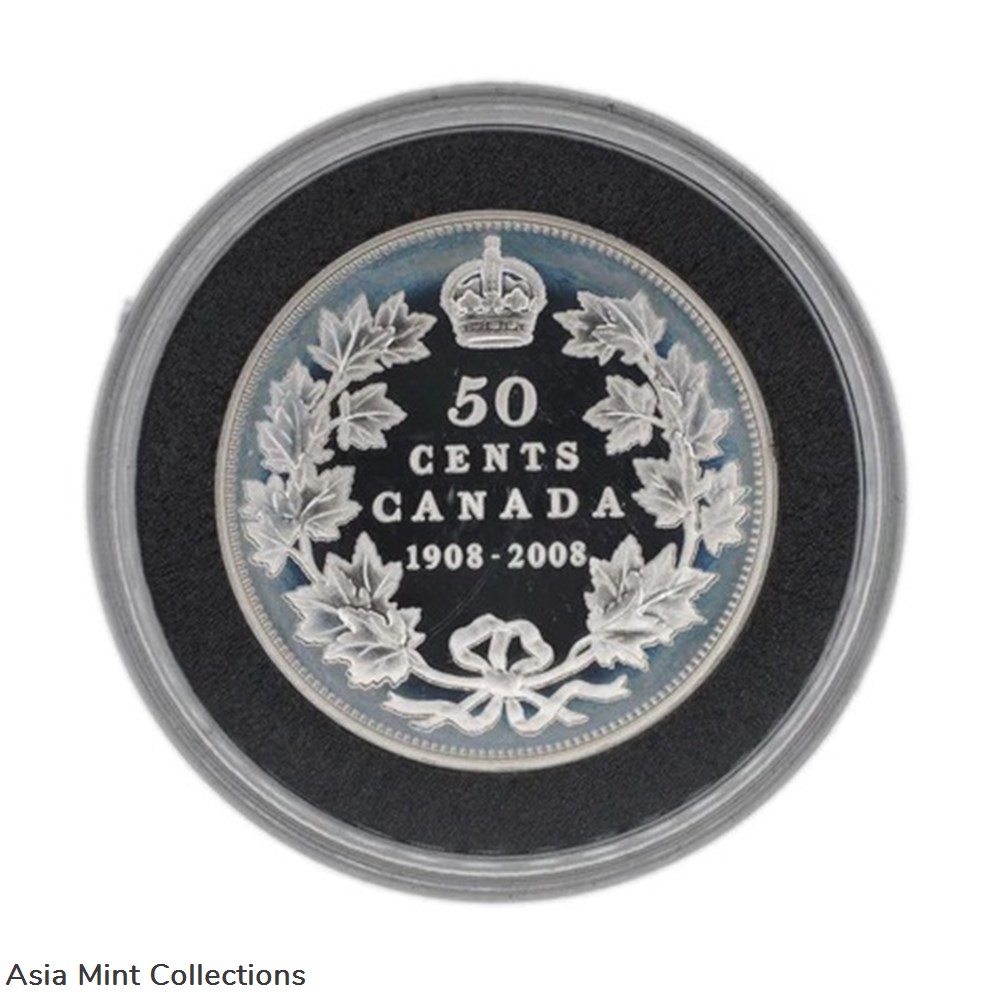 2008 Royal Canadian Mint Limited Edition 100th Anniversary Coin & Stamp Set 3 coins ingots bullion silver 2008 royal canadian mint limited edition 100th anniversary coin stamp set