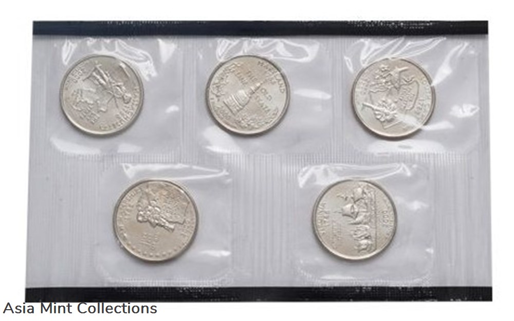 2000 - United States Mint Uncirculated Coin Set Denver Mint 4 coins world 2000 united states mint uncirculated coin set denver mint