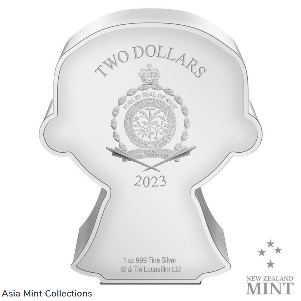 2023 Niue Star Wars Count Dooku 1oz Silver Colorized Proof Chibi Coin 4 coins ingots bullion 2023 niue star wars count dooku 1oz silver colorized proof chibi coin