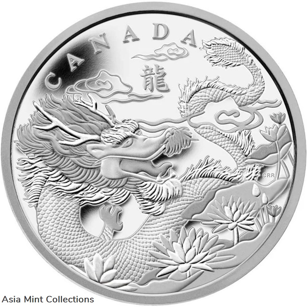 2012 $250 Fine Silver Kilogram Coin - Year of the Dragon coins ingots bullion 2012 250 fine silver kilogram coin year of the dragon