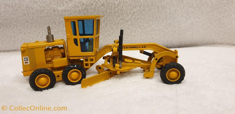modele reduit vehicule de travaux public joal caterpillar niveleuse 12 g ref 217
