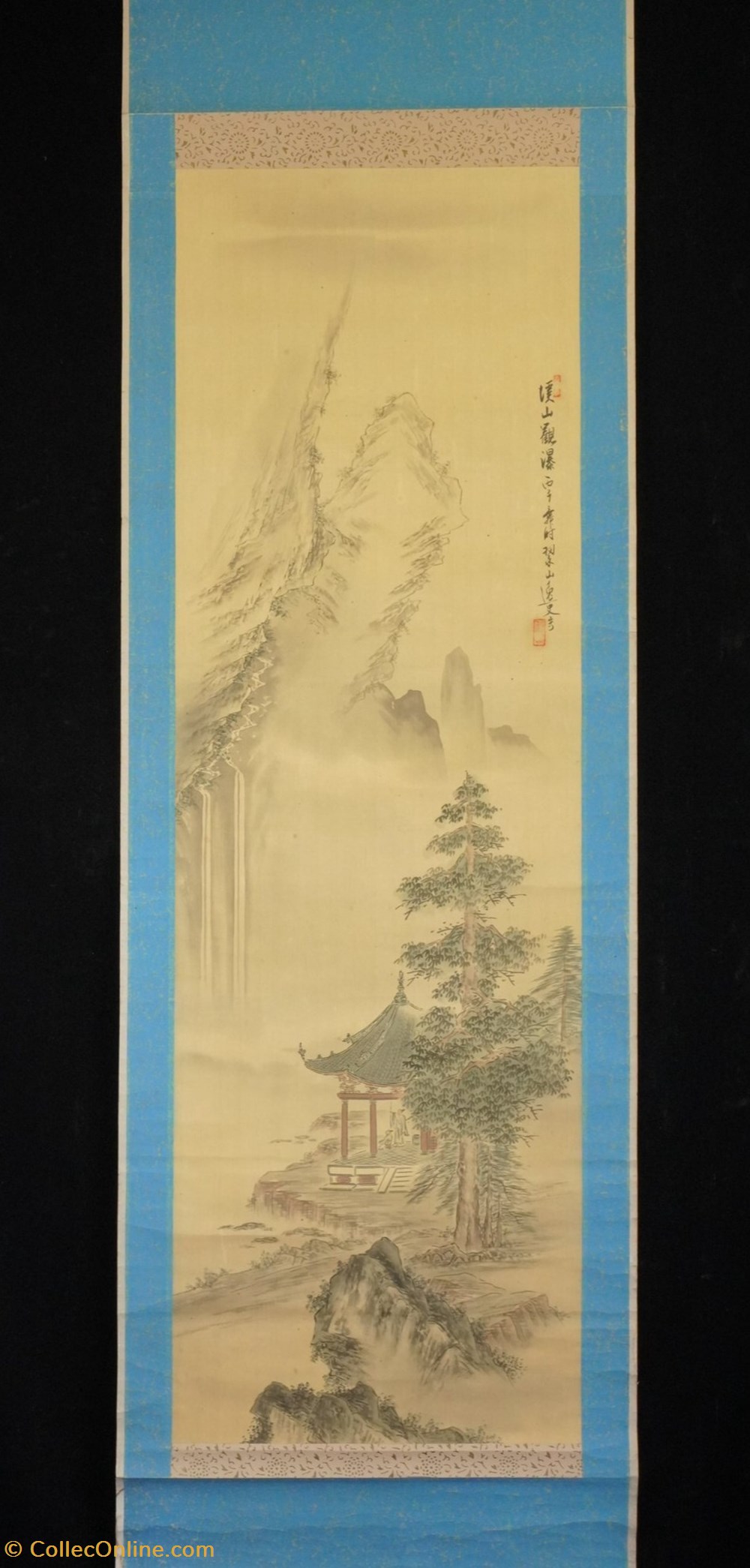 Rouleau suspendu japonais art antiquites peintures dessins rouleau suspendu japonais