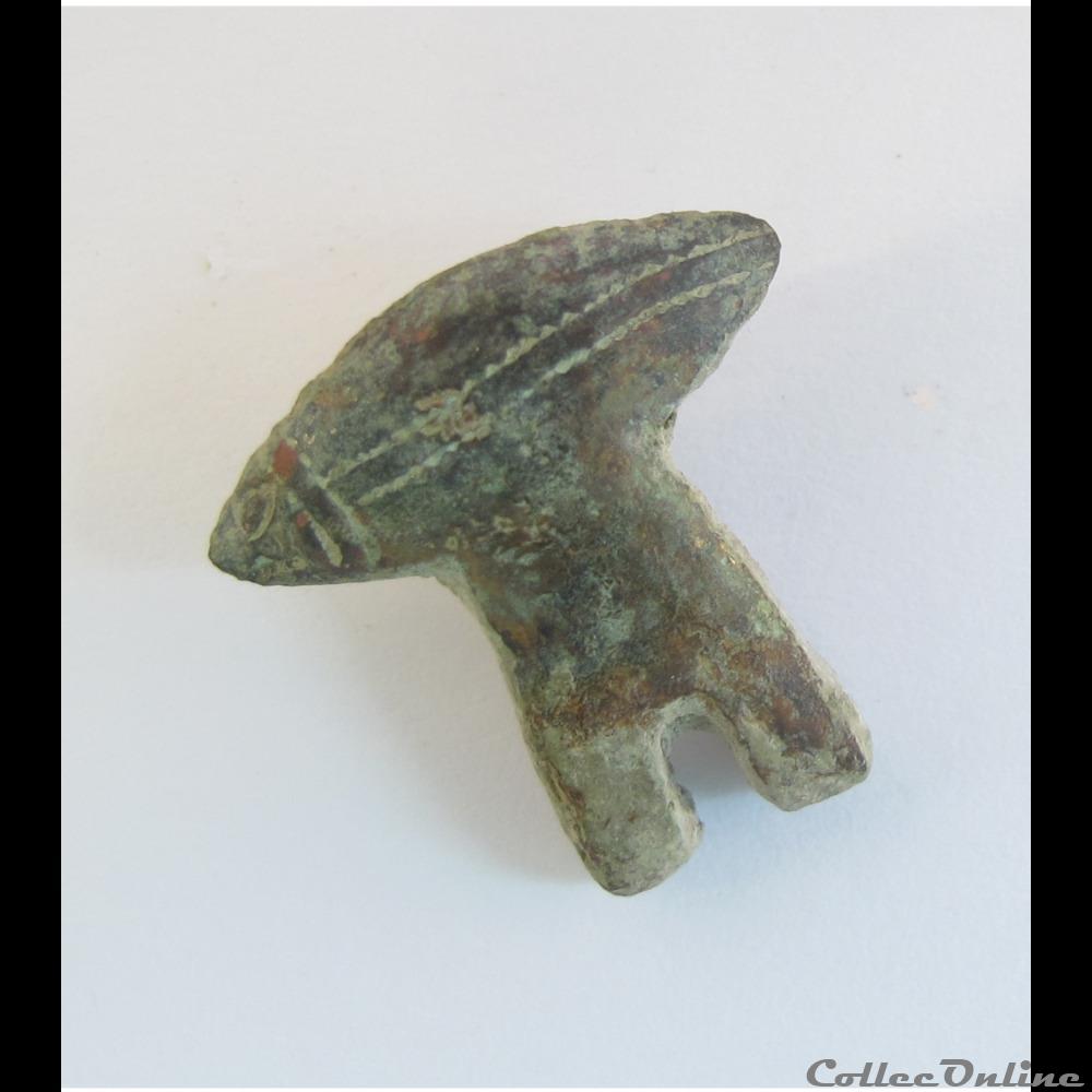 Haakje met vissekop art antiquity haakje met vissekop