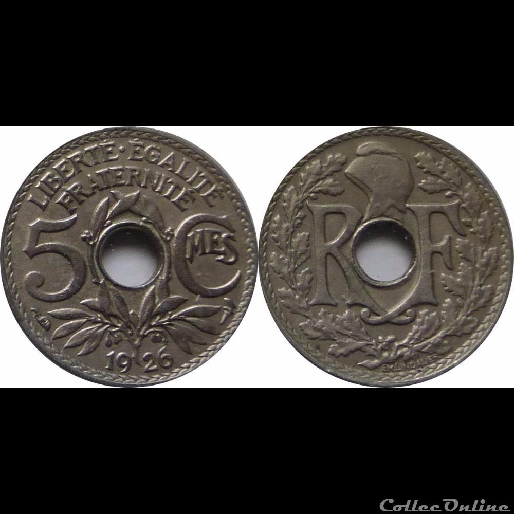 1926 - 05 cts petit module - Paris monnaie france moderne 1926 05 cts petit module paris