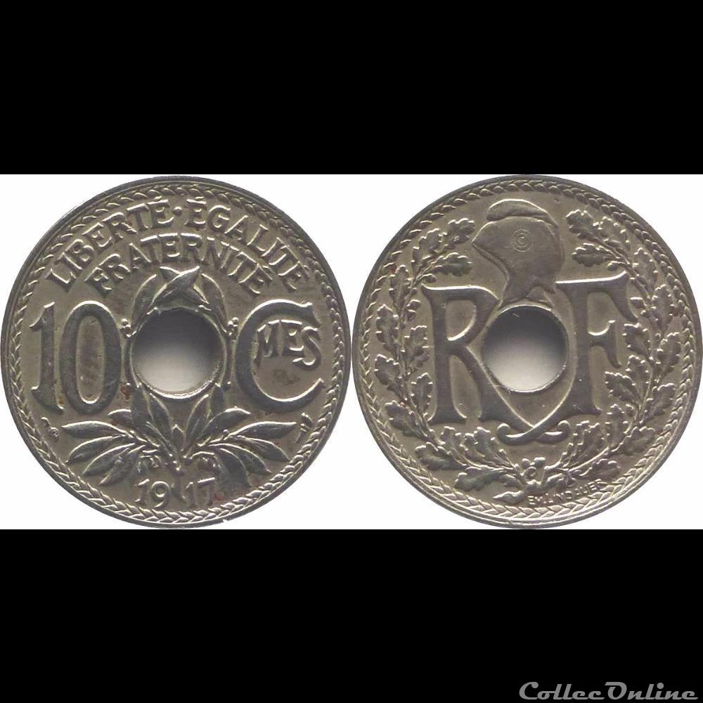 1917 - 10 cts Paris monnaie france moderne 1917 10 cts paris