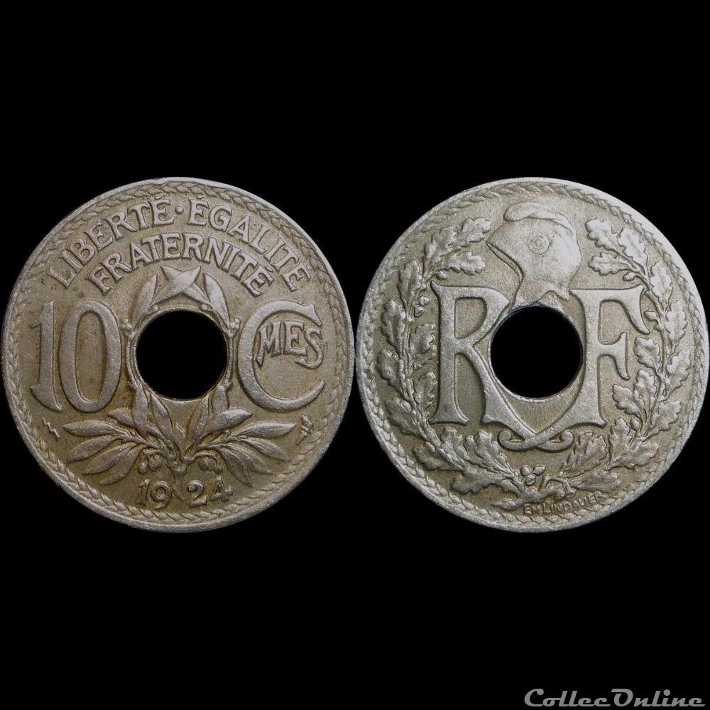 1924 - 10 cts - Poissy monnaie france moderne 1924 10 cts poissy