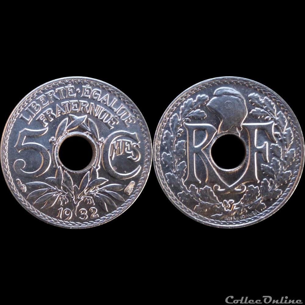 1932 - 05 cts petit module - Paris monnaie france moderne 1932 05 cts petit module paris