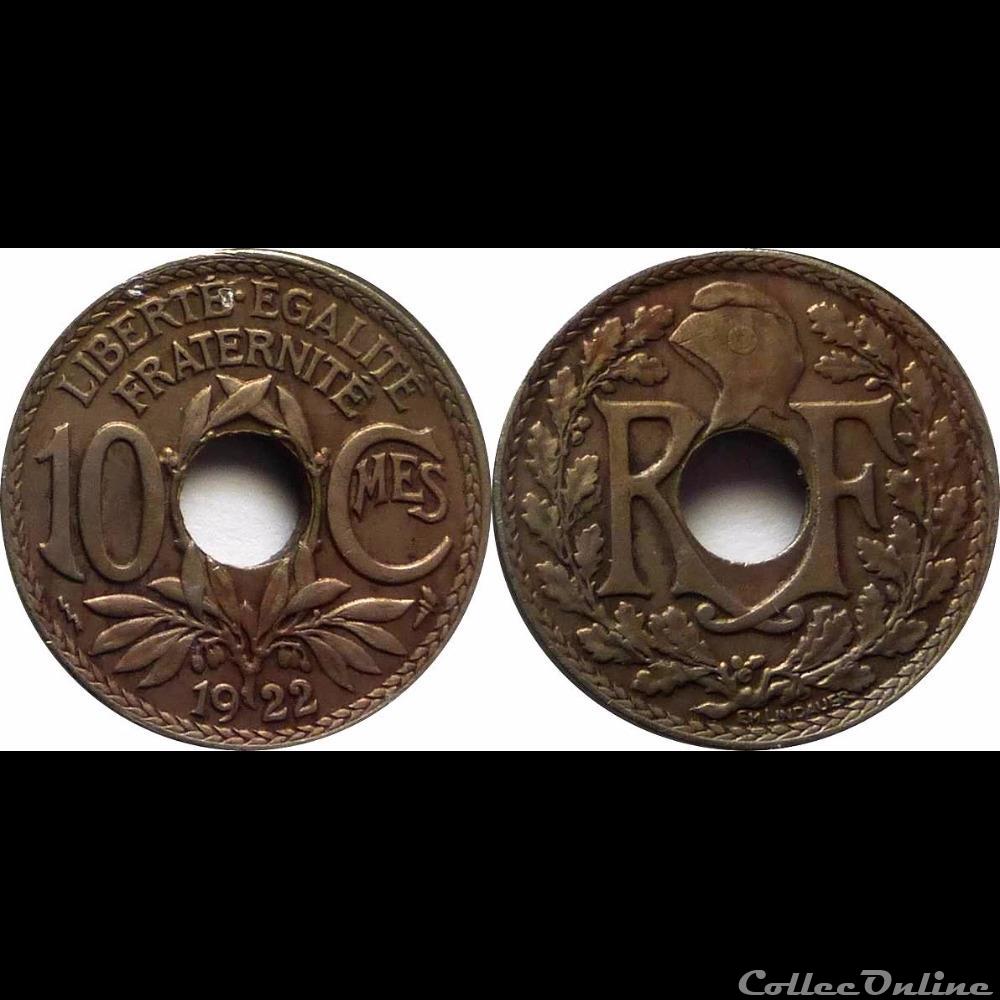 1922 - 10 cts - Poissy monnaie france moderne 1922 10 cts poissy