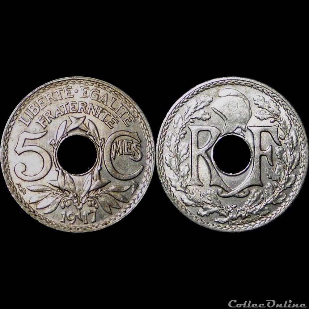 1917 - 05 cts grand module monnaie france moderne 1917 05 cts grand module